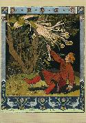 Ivan Bilibin Ivan Tsarevich catching the Firebird's feather 1899 Spain oil painting artist